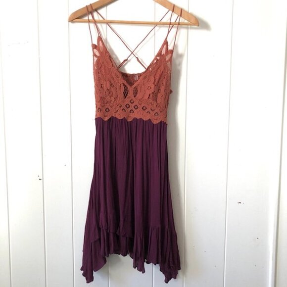 Free People Womens Adella Mini Slip Dress X-Small - Picture 5 of 13